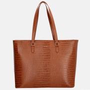 Charm London Midwood shopper 15.6 inch cognac