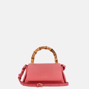 Loulou Essentiels Mae Bamboo handtas grapefruit