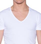 Slater Stretch Heren T-shirt Diepe V-hals 2-pack