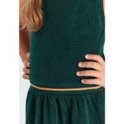 Chaos-and-Order halter jurk met biologisch katoen groen Effen - 134-14...
