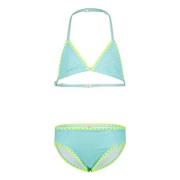 29FT triangel bikini lichtblauw Meisjes Polyester Effen - 128-134