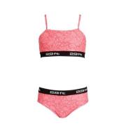 29FT crop bikini Mel roze Meisjes Polyester Paisley - 152