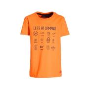 Orange Stars T-shirt Mannes met printopdruk oranje Jongens Stretchkato...