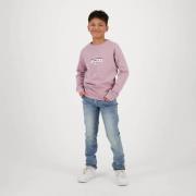 Raizzed sweater Colton met logo mauve Roze Logo - 140