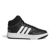 adidas Sportswear Hoops sneakers zwart/wit Jongens/Meisjes Imitatielee...