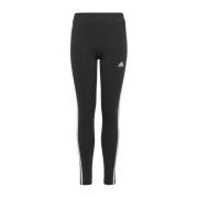 adidas Sportswear legging zwart/wit Broek Meisjes Katoen Effen - 128