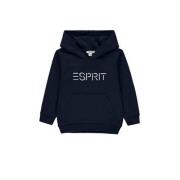 ESPRIT hoodie met logo donkerblauw Sweater Logo - 128