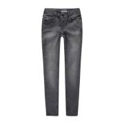 ESPRIT regular fit jeans grey dark wash Grijs Meisjes Stretchdenim Eff...