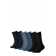 Tommy Hilfiger sokken set van 6 blauw Jongens/Meisjes Katoen Effen - 2...