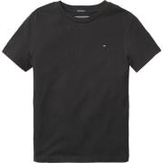 Tommy Hilfiger T-shirt van biologisch katoen zwart Logo - 104