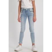 Cars skinny jeans Eliza bleached used Blauw Meisjes Stretchdenim Effen...