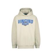 Vingino hoodie Neoh met logo grijs Sweater Logo - 104