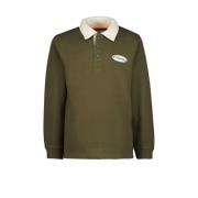 Vingino sweater Neason armygroen/offwhite Meerkleurig - 104