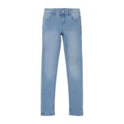 NAME IT KIDS skinny jeans NKFPOLLY light denim Blauw Meisjes Stretchde...
