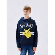 NAME IT KIDS Pokemon hoodie NKFJU met printopdruk donkerblauw Sweater ...