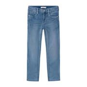 NAME IT KIDS slim fit jeans NKMTHEO light blue denim Blauw Jongens Jog...