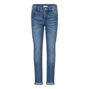 NAME IT skinny jeans NKMPETE medium blue denim Blauw Jongens Stretchde...