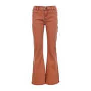 LOOXS little flared jeans terra Oranje Meisjes Stretchdenim Effen - 10...