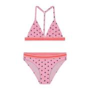 Shiwi triangel bikini Stardust met all over print roze Meisjes Polyest...