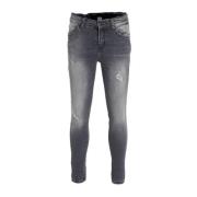 LTB skinny jeans Lonia G met slijtage grey fall wash Grijs Meisjes Den...