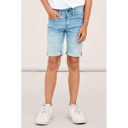 NAME IT KIDS slim fit jeans bermuda NKMSOFUS light denim Denim short B...