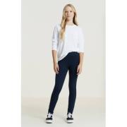 anytime legging navy Blauw Meisjes Katoen Effen - 98/104