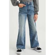 WE Fashion Blue Ridge high waist loose fit jeans green cast denim Blau...