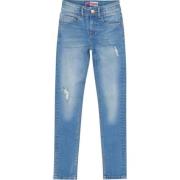 Raizzed super skinny jeans mid blue stone Blauw Meisjes Katoen Effen -...