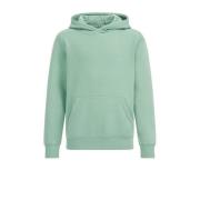 WE Fashion Blue Ridge hoodie bright petrol Sweater Groen Effen - 110/1...