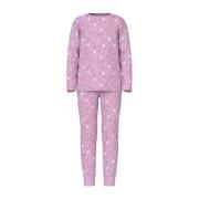 NAME IT KIDS pyjama NKFNIGHTSET roze Meisjes Stretchkatoen Ronde hals ...