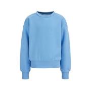 WE Fashion Blue Ridge sweater lichtblauw Effen - 110/116