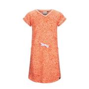 Retour Jeans jurk Rouen met all over print perzik Oranje Meisjes Stret...