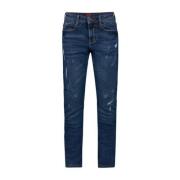 Retour Jeans tapered fit jeans Wulf raw blue denim Blauw Jongens Stret...