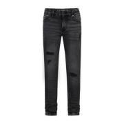 Retour Jeans skinny fit jeans Tobias grey distressed Grijs Jongens Str...