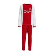 Ajax pyjama rood/wit Jongens/Meisjes Katoen Ronde hals Tekst - 92
