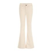 WE Fashion Blue Ridge flared jeans zand Beige Meisjes Stretchdenim - 1...