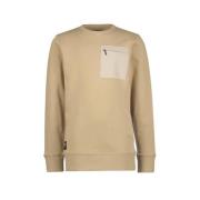 Raizzed sweater Concord lichtzand Beige Effen - 140