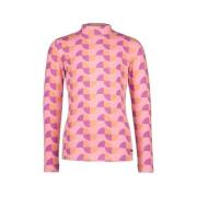 Raizzed top Marita met all over print lichtroze/paars/oranje Meisjes S...