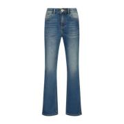 Vingino flared jeans Catie medium blue denim Blauw Meisjes Stretchdeni...