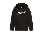 Puma hoodie zwart Trui Jongens Katoen Capuchon Printopdruk - 128