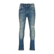 Raizzed skinny jeans Tokyo Crafted met slijtage vintage blue Blauw Jon...