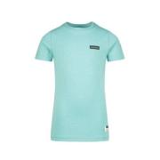 Vingino T-shirt aquablauw Jongens Katoen Ronde hals Effen - 128