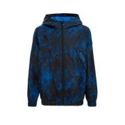 WE Fashion zomerjas met camouflageprint blauw/zwart Jongens Polyester ...