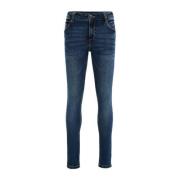 WE Fashion Blue Ridge skinny jeans used denim Blauw Jongens Stretchden...
