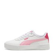 Puma Carina 2.0 sneakers wit/roze Meisjes Imitatieleer Effen - 37