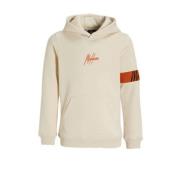 Malelions hoodie Captain met logo beige Sweater Logo - 140