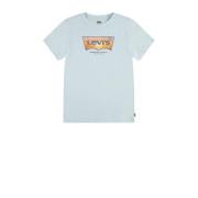 Levi's Kids T-shirt SUNSET BATWING met logo lichtblauw Jongens Biologi...