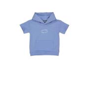 LEVV T-shirt MELLE lichtblauw Jongens Katoen Capuchon Effen - 104