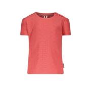 B.Nosy T-shirt koraalroze Meisjes Polyester Ronde hals Effen - 86