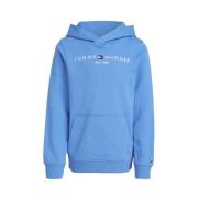 Tommy Hilfiger hoodie lichtblauw Sweater Effen - 104